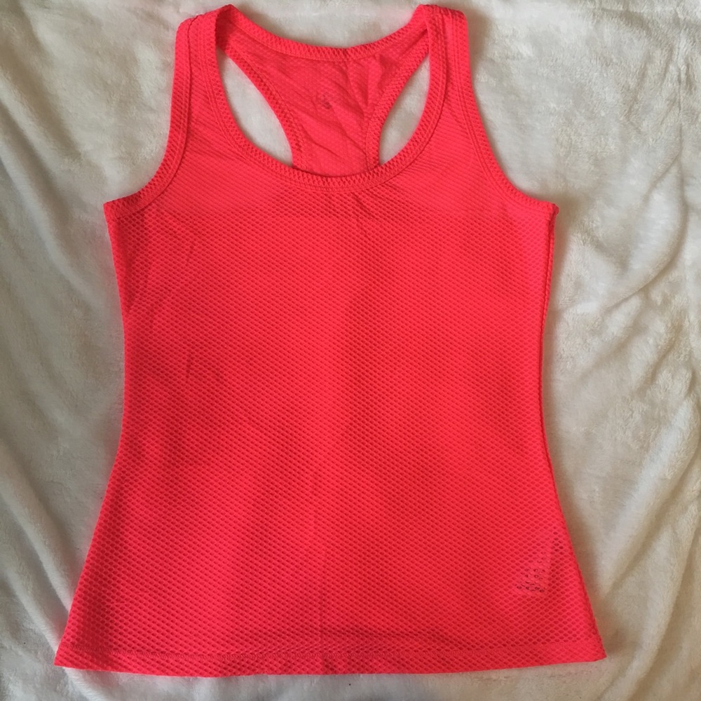 NWOT Protokolo Mesh Pink Fitness Tank